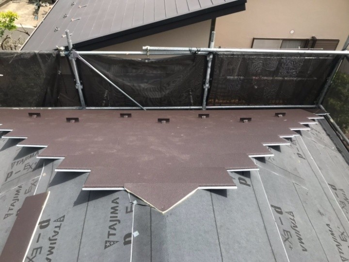 スーパーガルテクト本体の取り付け