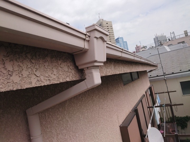 集水器まわりの損傷