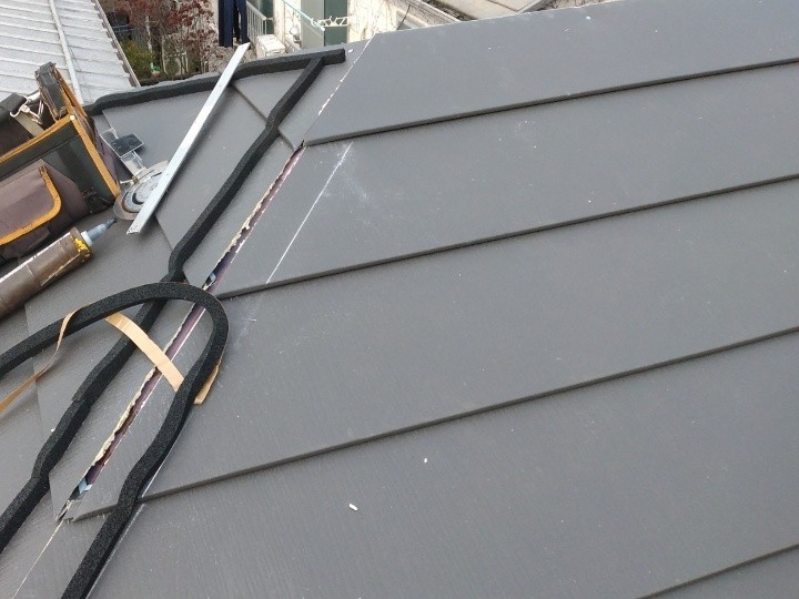 スーパーガルテクト本体の敷設