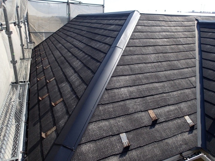 新規棟板金の設置