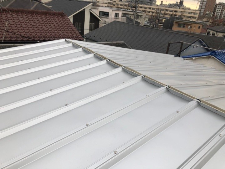 カバールーフ455の施工