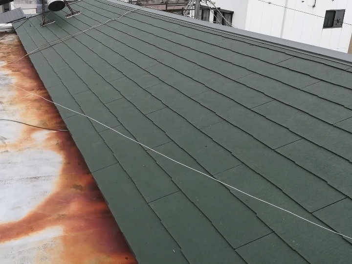 コロニアルクアッド本体の葺き込み