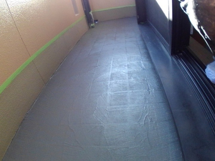 樹脂モルタルによる下地調整