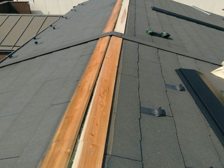 新規貫板の設置