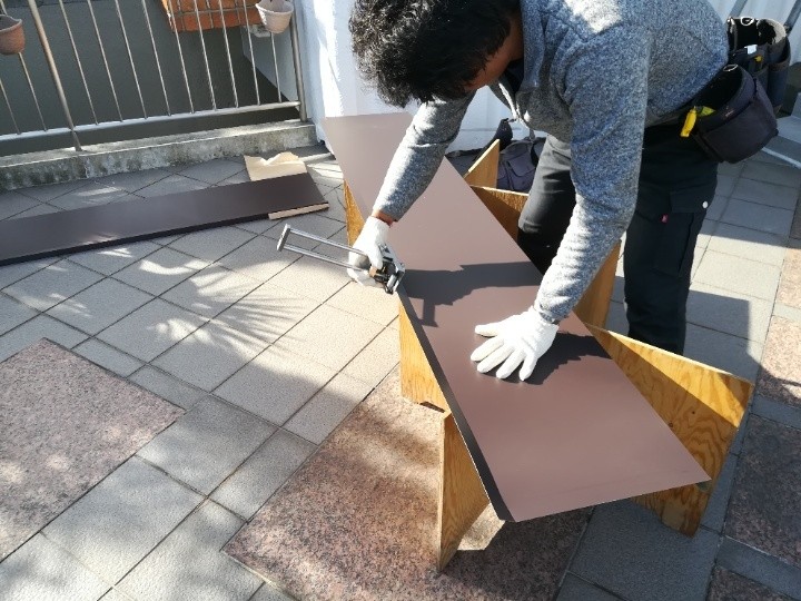 板金材の現場加工