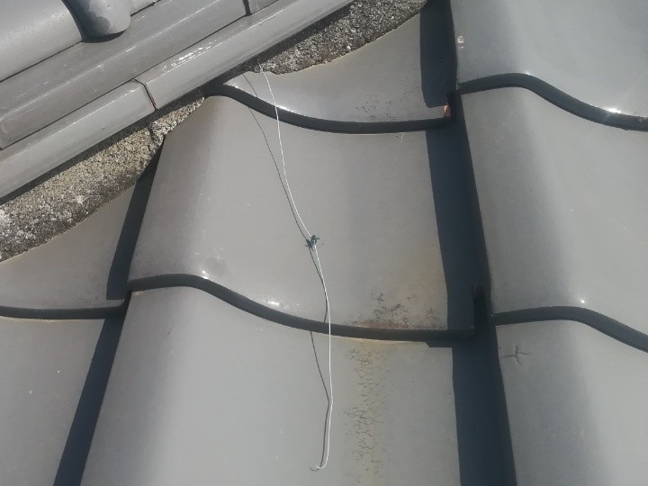 切れてしまった銅線