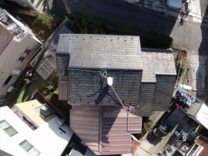 屋根ドローン点検