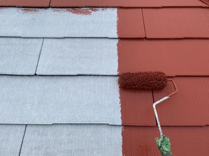 サーモアイ4Fの中塗り作業