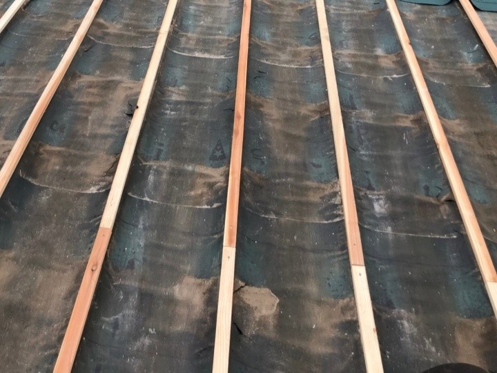 心木の新設と下地補強