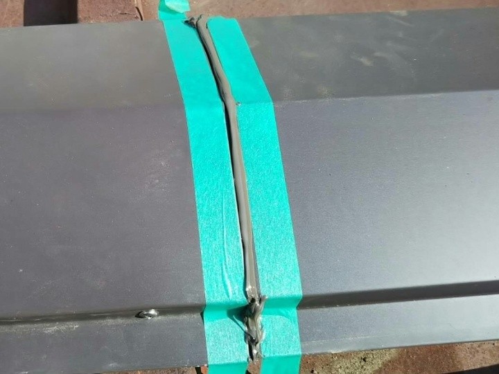 継ぎ目のシーリング処理