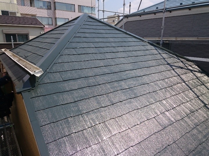 上塗り仕上げ塗装（サーモアイ４F）