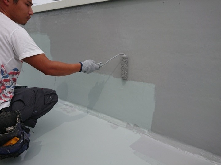 トップコートを塗布