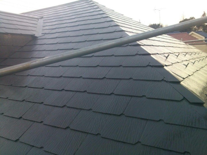 サーモアイ４Fを用いた中塗り上塗り作業（一層・二層）