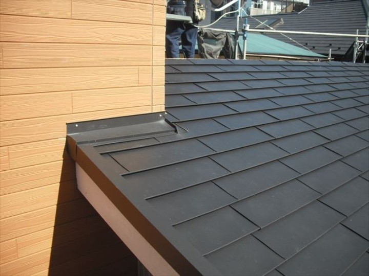 取り合い部分の板金仕上げ