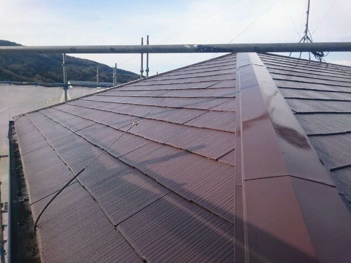 サーモアイSiを用いた中塗り上塗り作業（一層・二層）