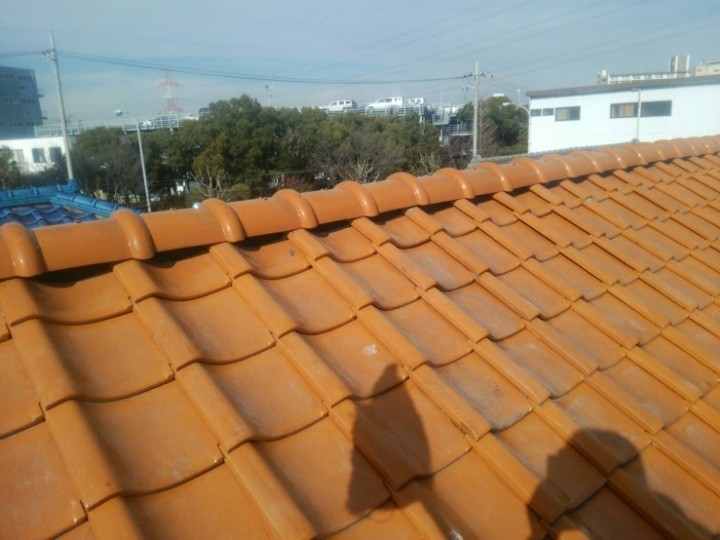 棟瓦取直し工事でメンテナンスした外観