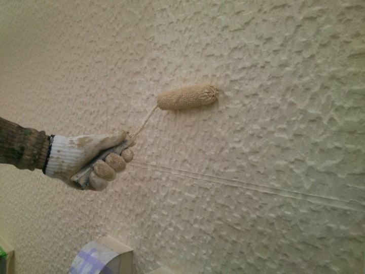 パーフェクトトップを用いた中塗り上塗り作業（一層・二層）