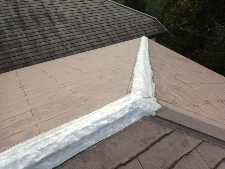 応急処置が施された棟部分