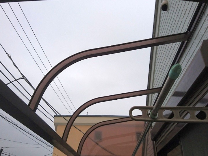 下から見たフレームの状態