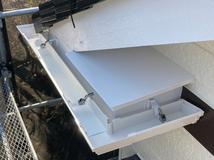 雨樋本体の取り付け