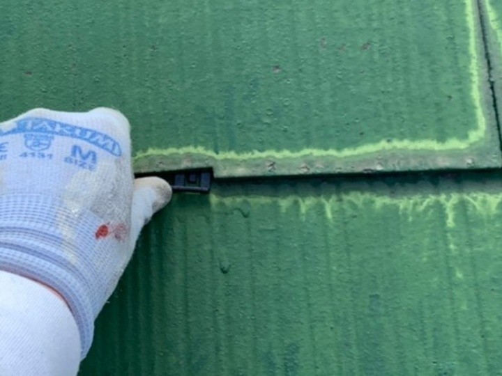 タスペーサーの設置で通気を確保