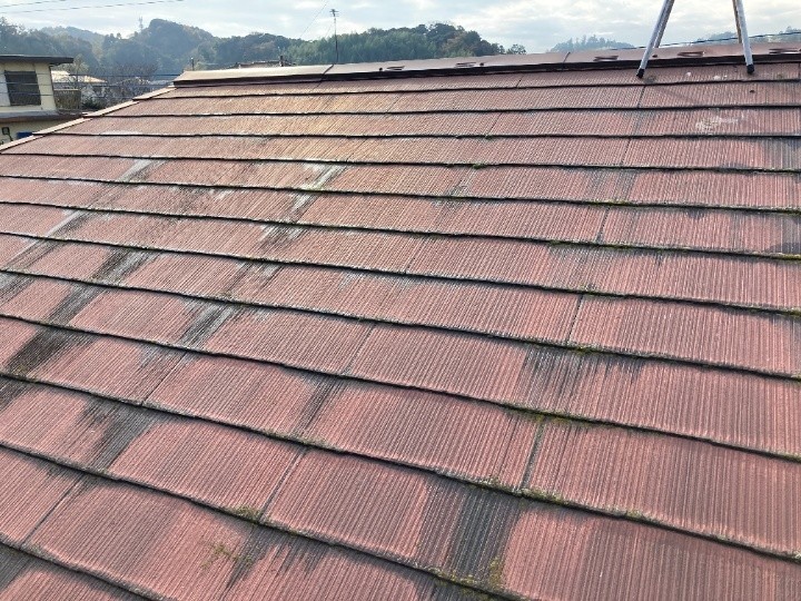 調査写真③ 経年劣化による塗膜の剥がれ