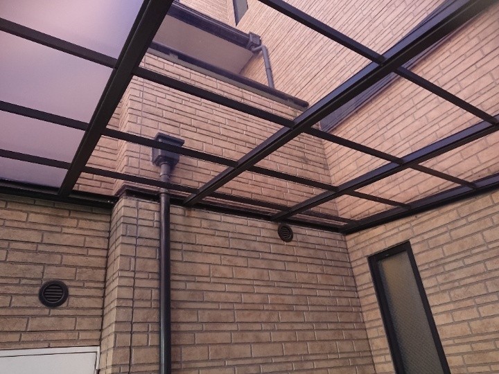 雨樋まわりと外壁との取り合い処理