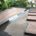 緩勾配+水たまり