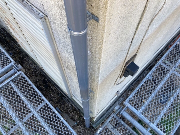 竪樋とドレンの新設