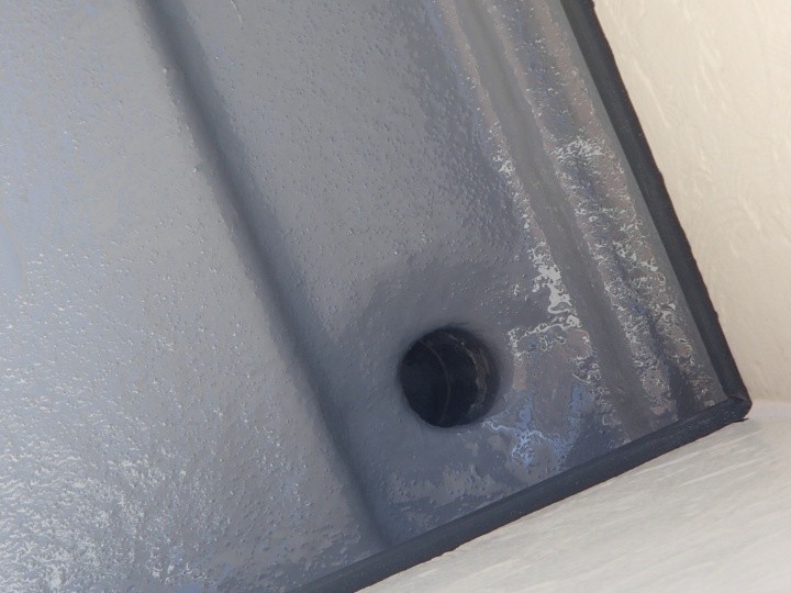 排水口周りと勾配の調整