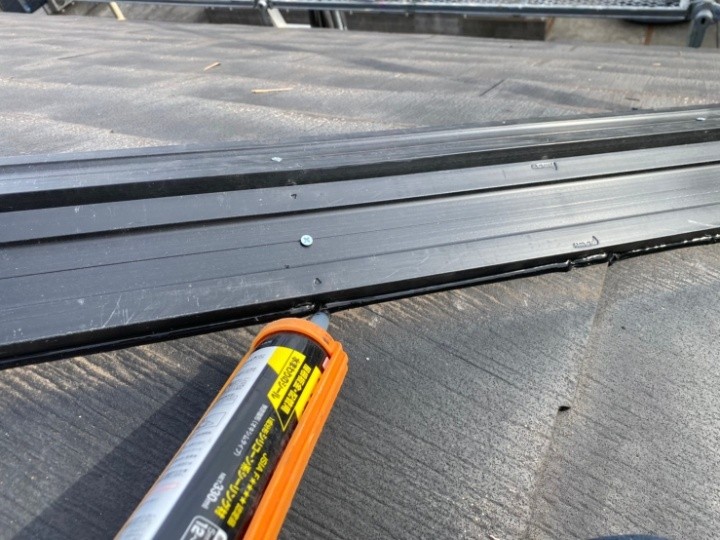 シーリング材での防水処理