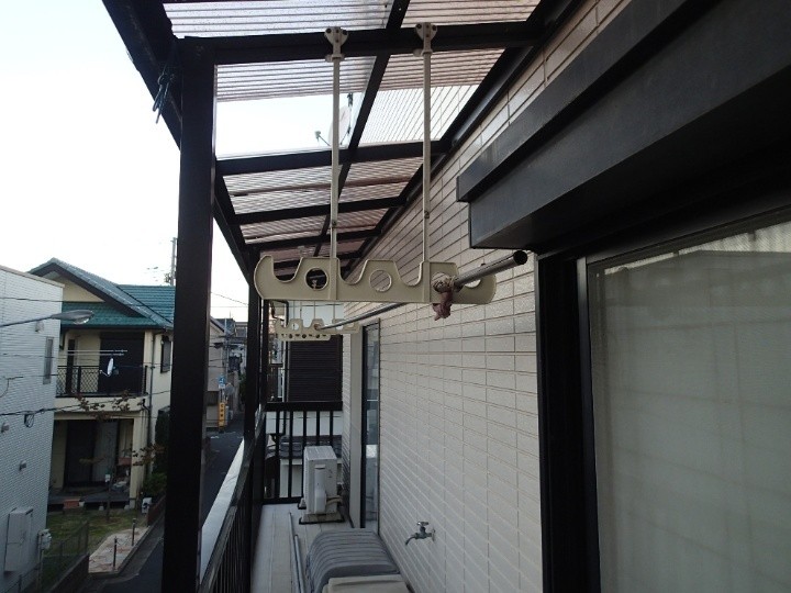 ベランダ側から見た浮きとズレ