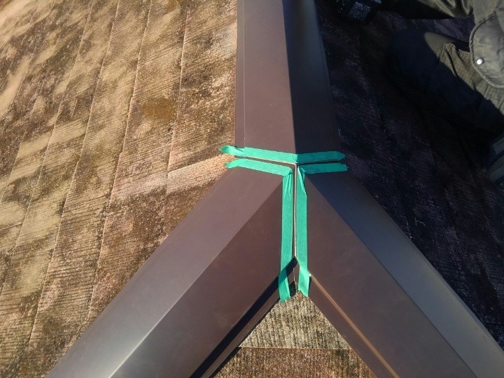 継ぎ目のコーキング処理