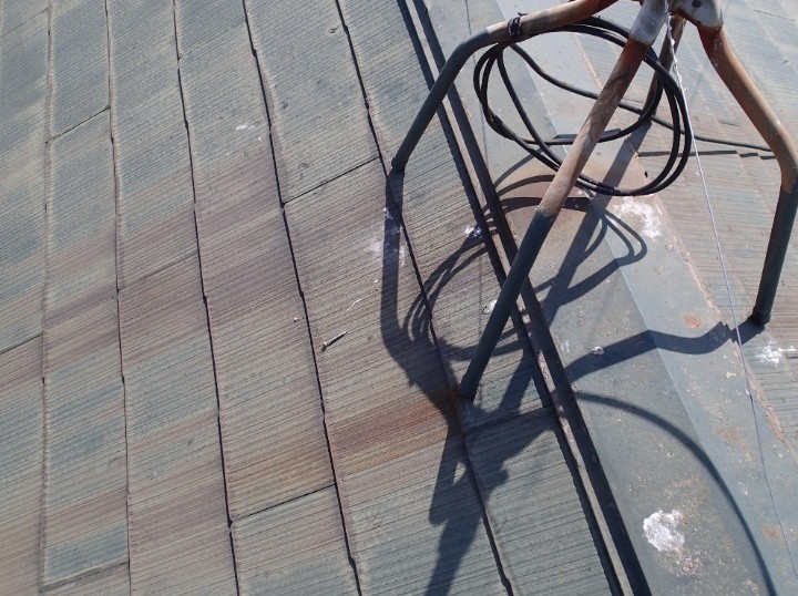 アンテナ架台付近の表面劣化