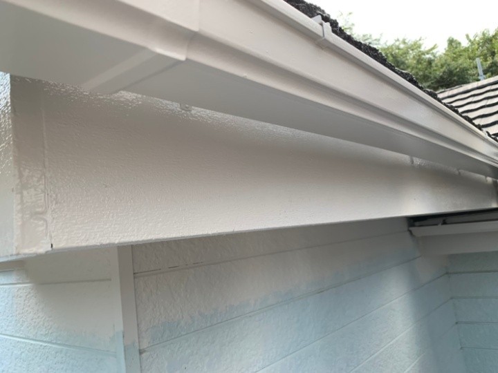 雨樋交換工事した外観