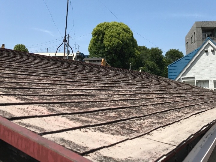 屋根表面の劣化状況