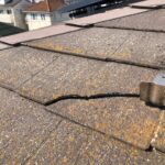 スレートの割れ