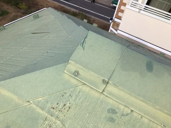 棟板金の脳天打ち