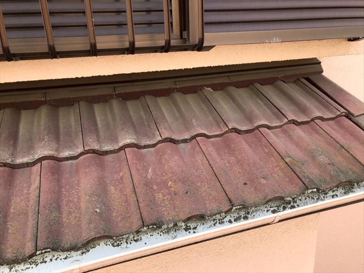 F型のセメント瓦です