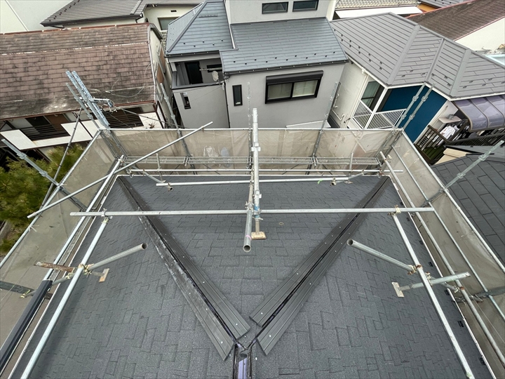 貫板の設置を行いました