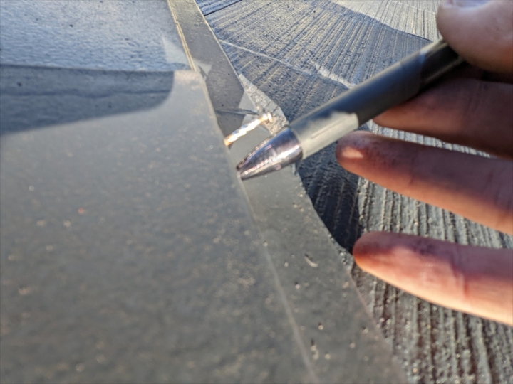 貫板の劣化による釘抜け