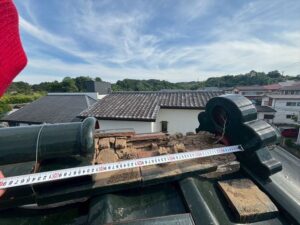破損個所の寸法取