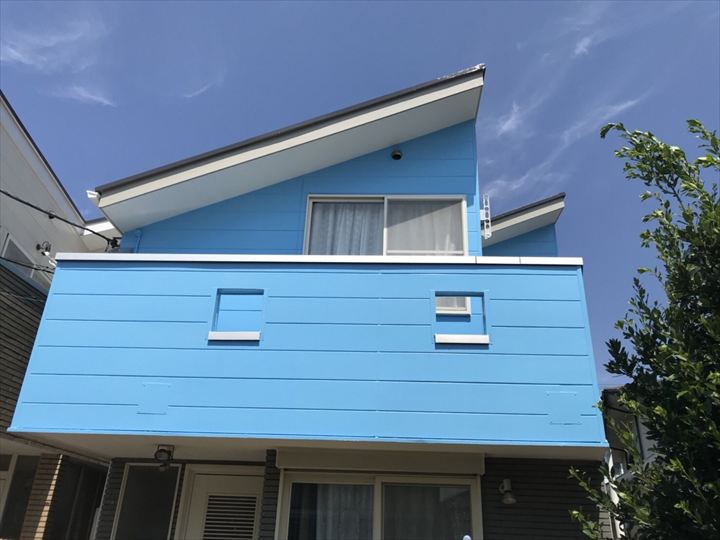塗装後の住宅外観
