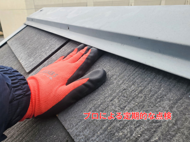 プロの点検で小さな劣化も見逃さない