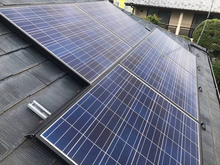 太陽光パネル設置屋根