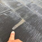 釘からサビ汁が出ておりました