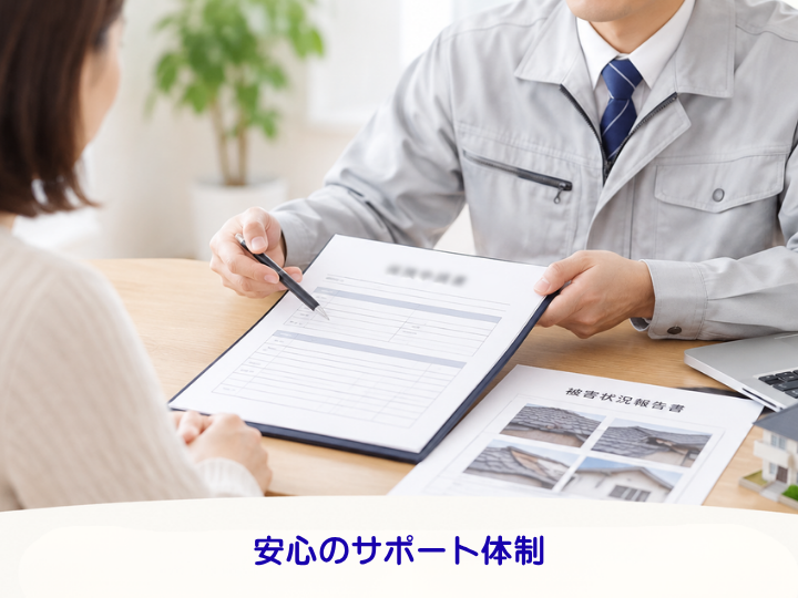 安心のサポート体制