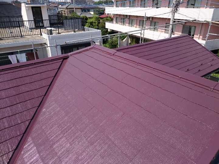 サーモアイ4Fで屋根塗装工事したお住まい