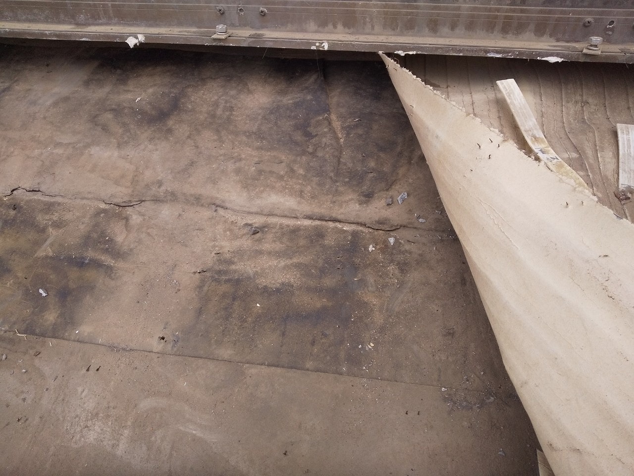 下地の状態を確認