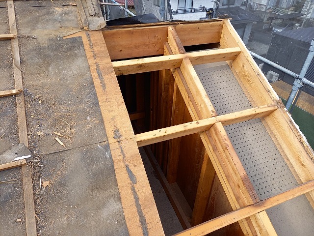 剥がし終えた交換ヶ所